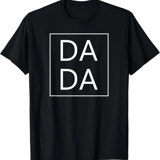 100% Cotton DADA First Father's Day New Dad Gifts MAMA Family Matching T-Shirt