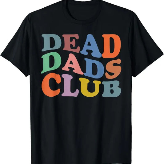[100% Cotton]Dead Dad Club Vintage Funny Saying T-Shirt