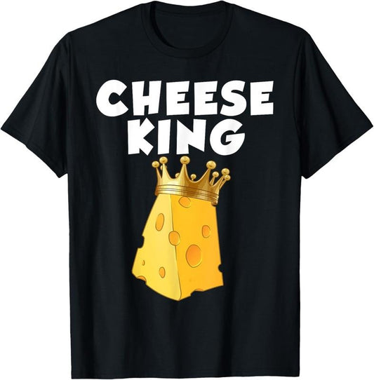 100% Cotton Funny Cheese Design For Men Boys Dairy Food Cheese Lover T-Shirt