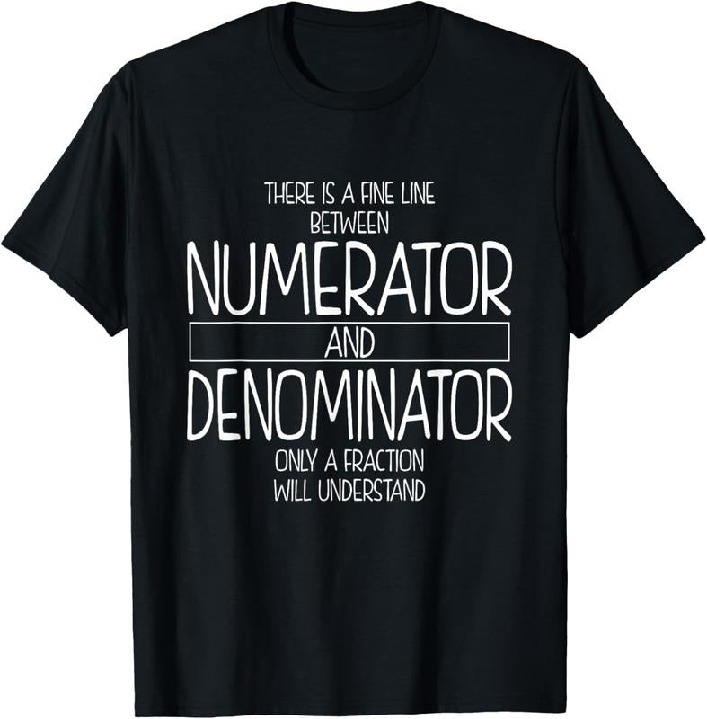 100% Cotton Funny Math Teacher Joke Men Women Fun Best Math Quotes Tee T-Shirt
