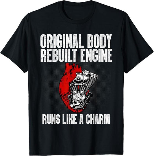100% Cotton Funny Open Heart Surgery Recovery Survivor Gift Men Women T-Shirt