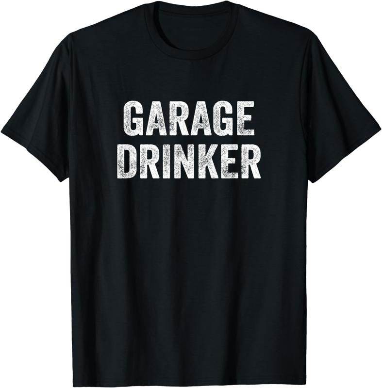 [100% Cotton]Funny Vintage Retro Garage Drinker Humor Gift T-Shirt