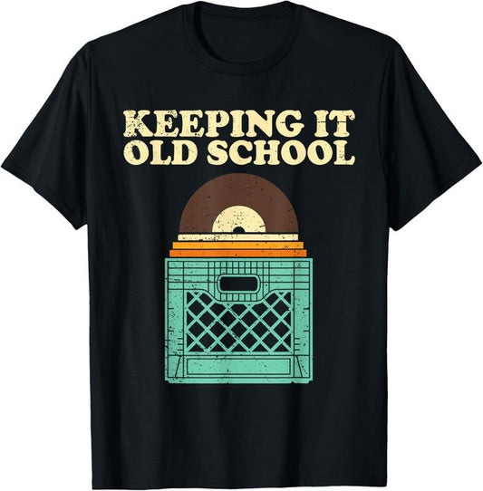 100% Cotton Funny Vinyl Record Art Vinyl Records Lover Album Men Women T-Shirt