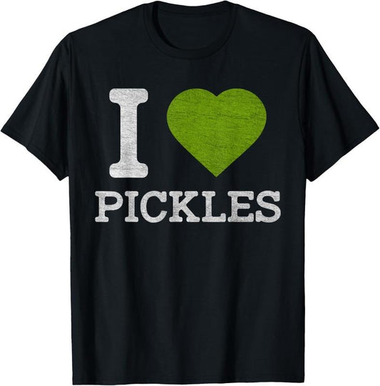 100% Cotton I Love Pickles Shirt - Funny T Shirts for Men & Women T-Shirt