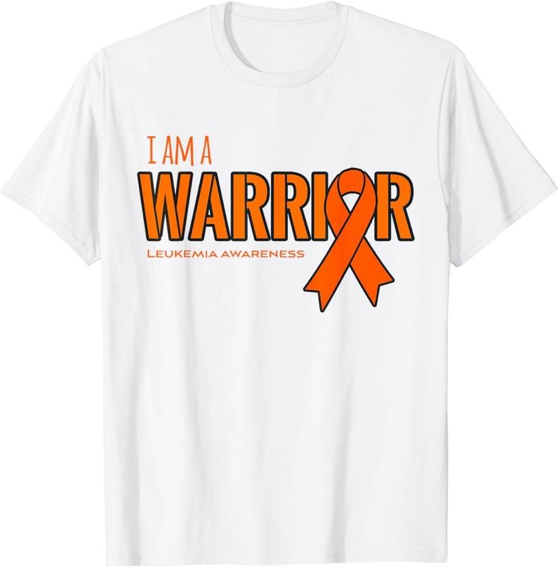 [100% Cotton]I am a Warrior Leukemia Cancer Awareness T-Shirt Hoodie, Sweatshirt | WearSparks.com