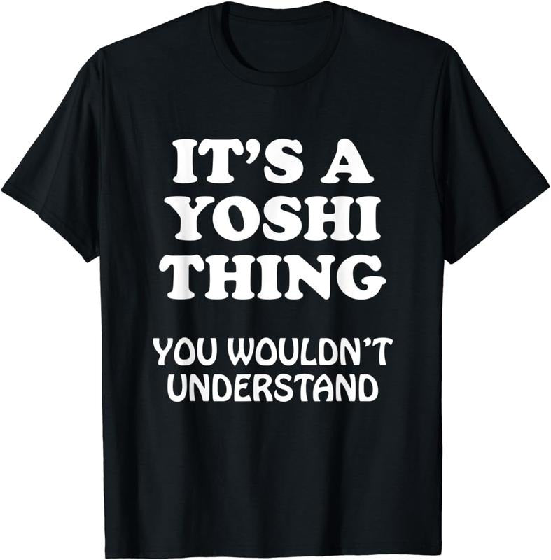 [100% Cotton]Its A Yoshi Thing You Wouldnt Understand Family Reunion T-Shirt Hoodie, Sweatshirt | WearSparks.com
