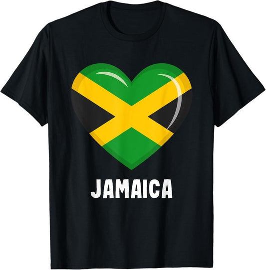 100% Cotton Jamaica Flag Jersey | Jamaican T-Shirt