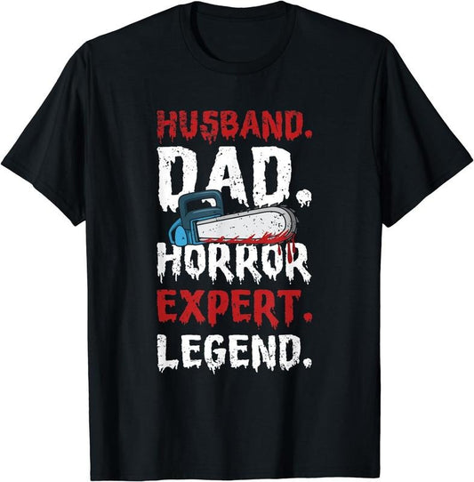[100% Cotton]Mens Halloween Horror Movie Design for your Horror Movie Dad T-Shirt