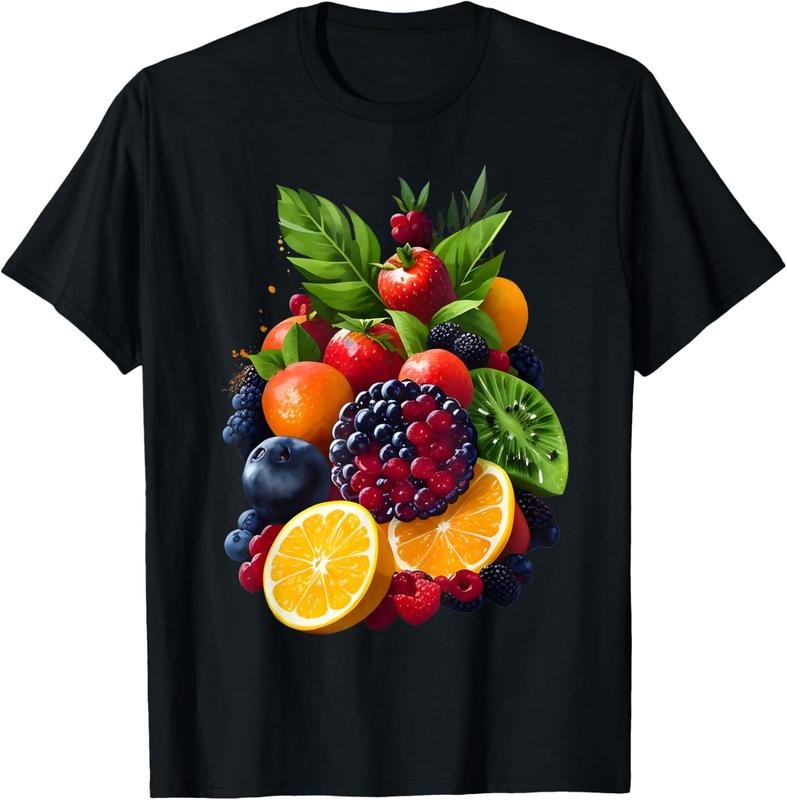 [100% Cotton]Mix Fruit Orange grapes kiwi strawberry Blueberry T-Shirt Hoodie, Sweatshirt | WearSparks.com