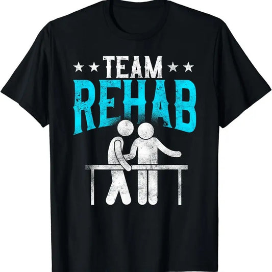 [100% Cotton]Physical Therapist Therapy Assistant Team Rehab Vintage T-Shirt