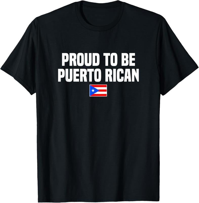 100% Cotton Proud To Be Puerto Rican Puerto Rico T-Shirt