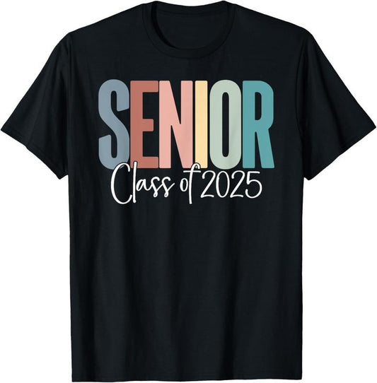 100% Cotton Senior 2025 Class of 2025 T-Shirt