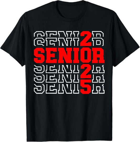 100% Cotton Senior 2025 Graduation 2025 Class of 2025 T-Shirt