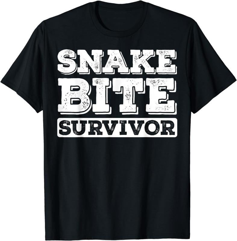 [100% Cotton]Snake Bite Survivor Venomous Cottonmouth Timber Rattlesnake T-Shirt Hoodie, Sweatshirt | WearSparks.com