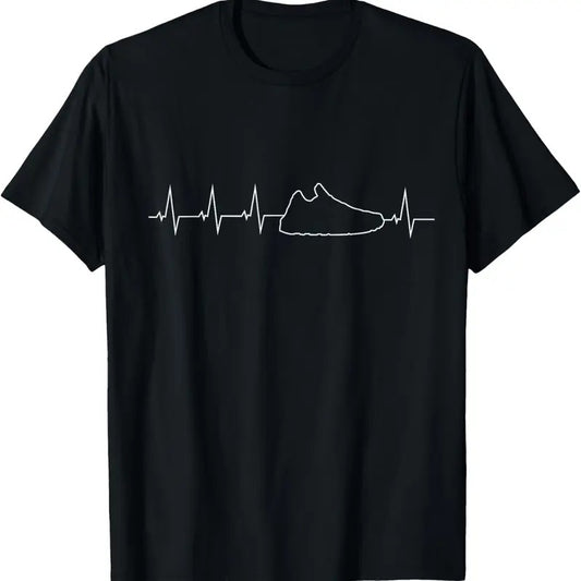 100% Cotton Sneakerhead Shirt Heartbeat, sneaker tee for kicks addicts T-Shirt