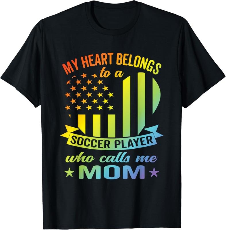 100% Cotton Soccer Mom T-Shirtstyle{n002}2