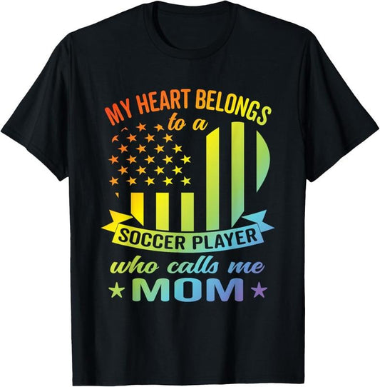 100% Cotton Soccer Mom T-Shirtstyle{n002}2