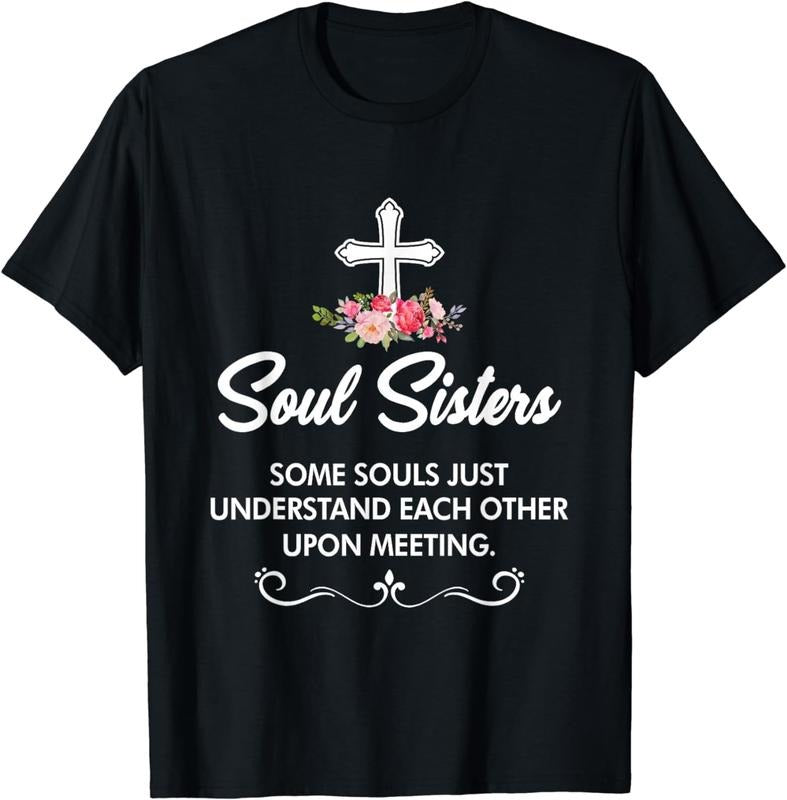 [100% Cotton]Soul Sisters Some Souls Just Understand Each Other T-Shirt Hoodie, Sweatshirt | WearSparks.com