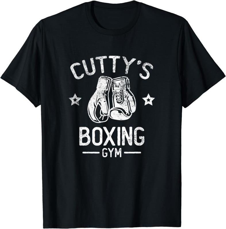[100% Cotton]Vintage Cutty's Boxing Gym Est 1975 Boxing Day Tees T-Shirt