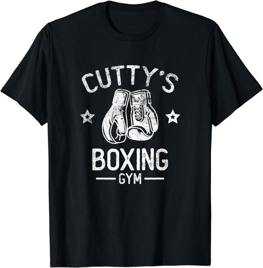[100% Cotton]Vintage Cutty's Boxing Gym Est 1975 Boxing Day Tees T-Shirt