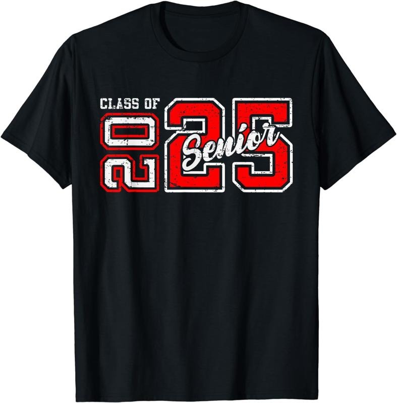 [100% Cotton]Vintage Seniors Graduation 2025 Senior 2025 Class of 2025 T-Shirt
