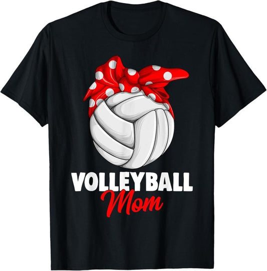 100% Cotton Volleyball Mom Women T-Shirt