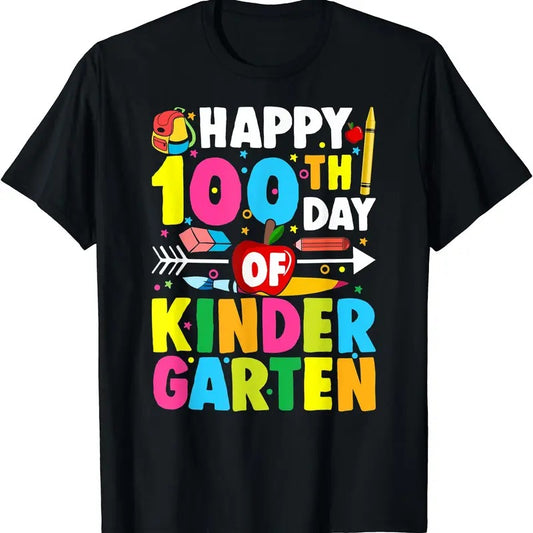 100 Days Of Kindergarten - Happy 100th Day Of School T-Shirt
