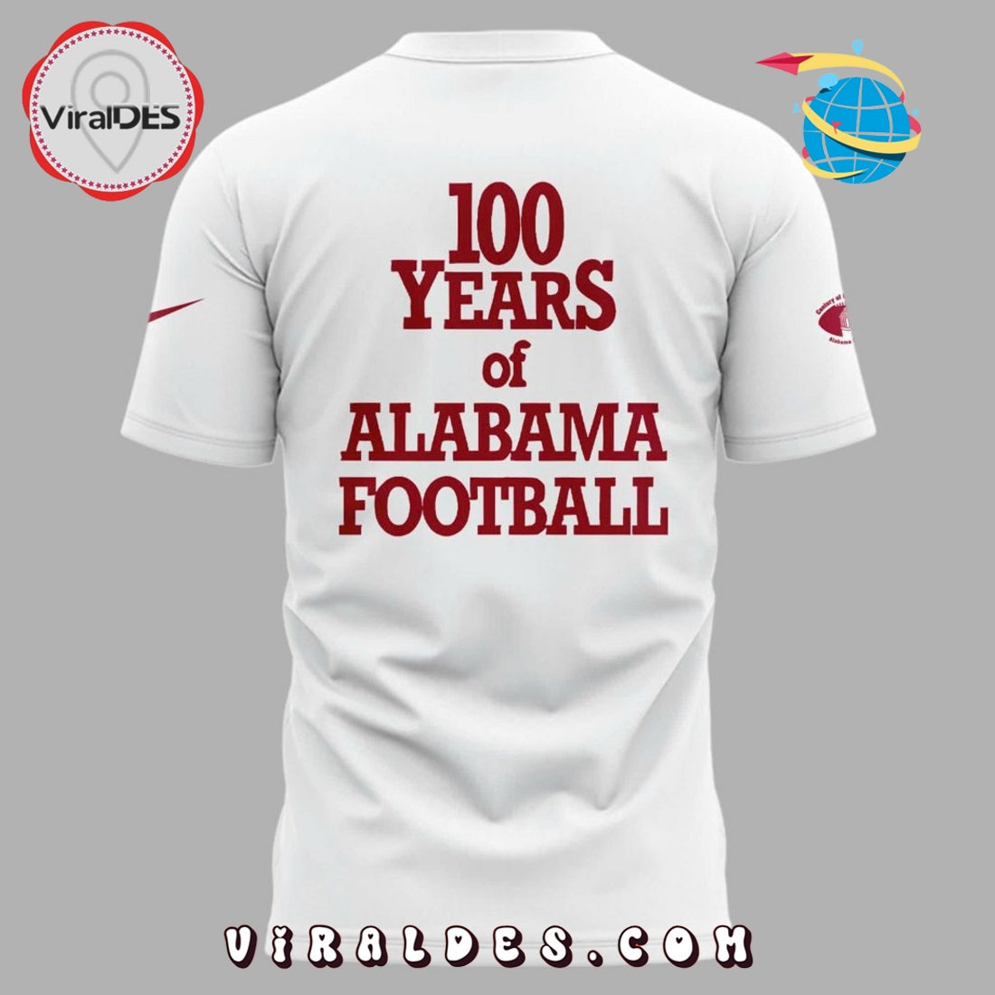 100 Years of Alabama Football Shirt