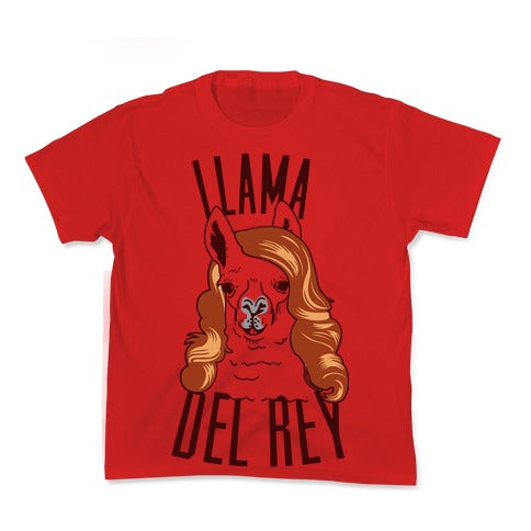Llama Del Rey Kid's Tee