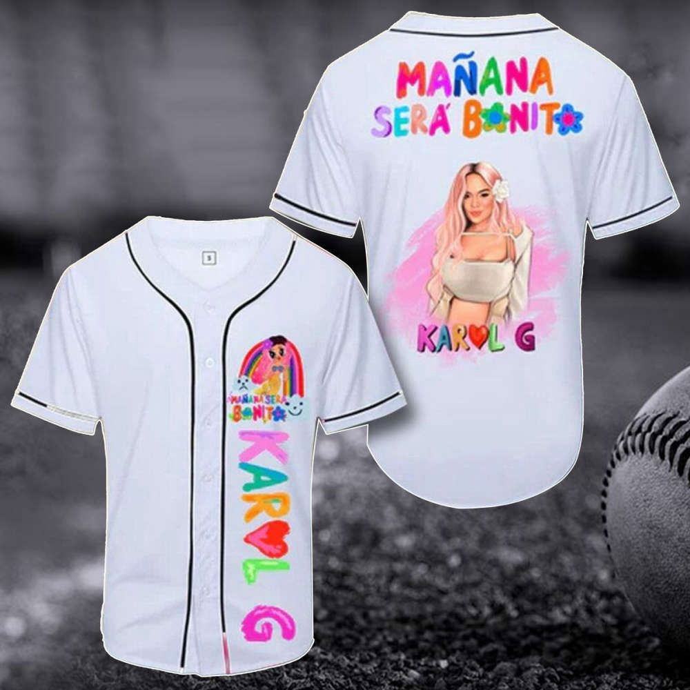 Karol G Mana Sera Bonito Baseball Jersey - La Bichota 3D Shirt Music Tour Merch & Gift For Fan - Aopprinter