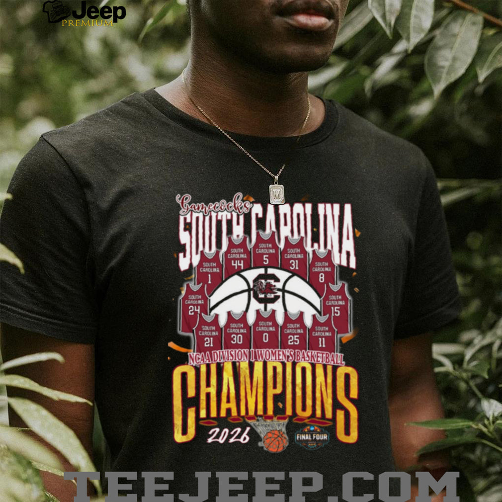 South Carolina Gamecocks 2026 NCAA Women’s Basketball National Champions T Shirt