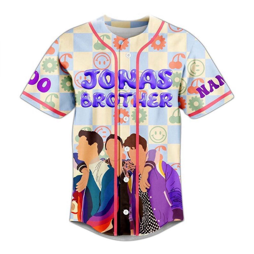 Jonas Brothers Baseball Jersey, Pop Rock Band Jersey Tee - lylyprint.com Hoodie, Sweatshirt | WearSparks.com (Image 1)