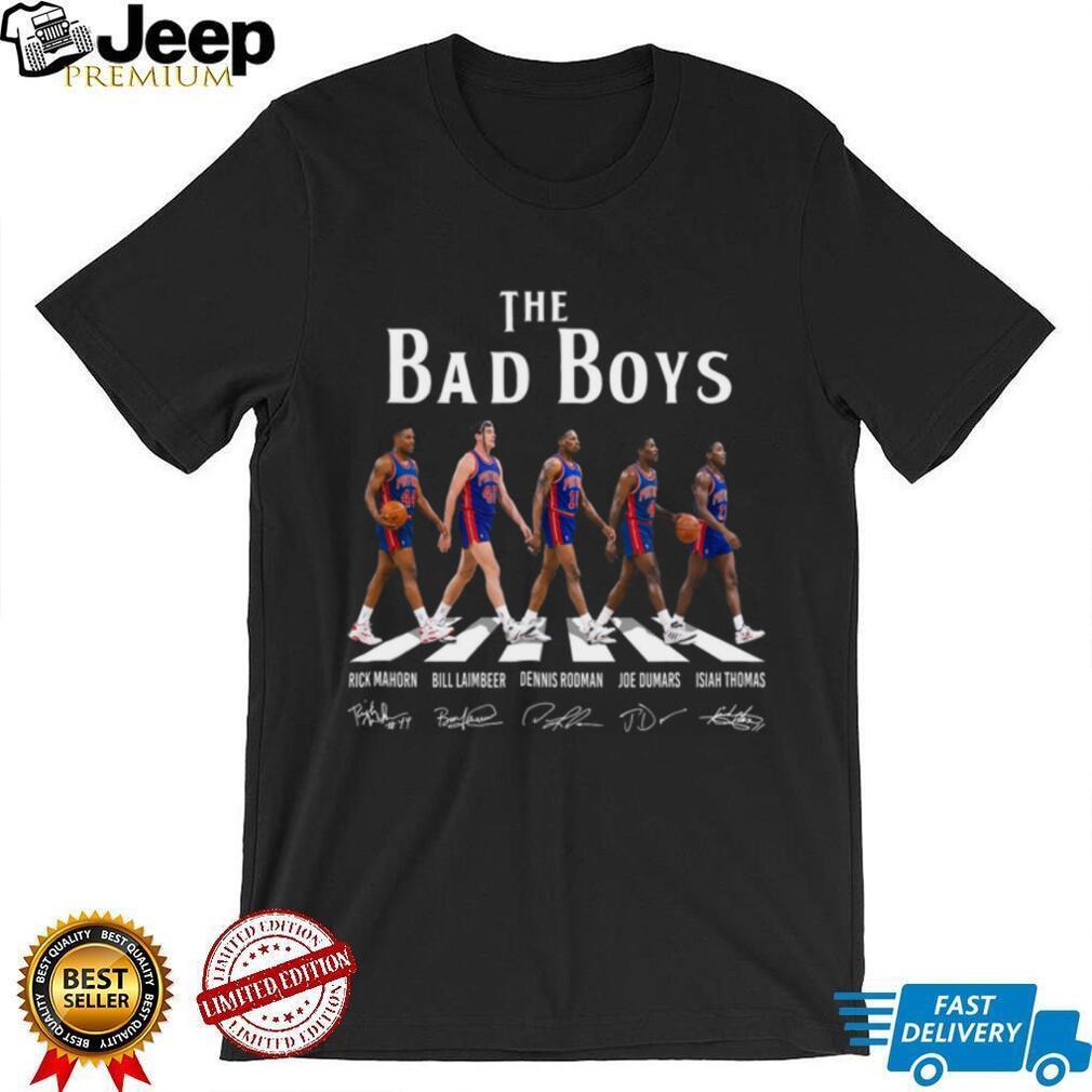 1989 Detroit Pistons The Bad Boys Vintage Basketball Team Men Women NBA Fans Shirt