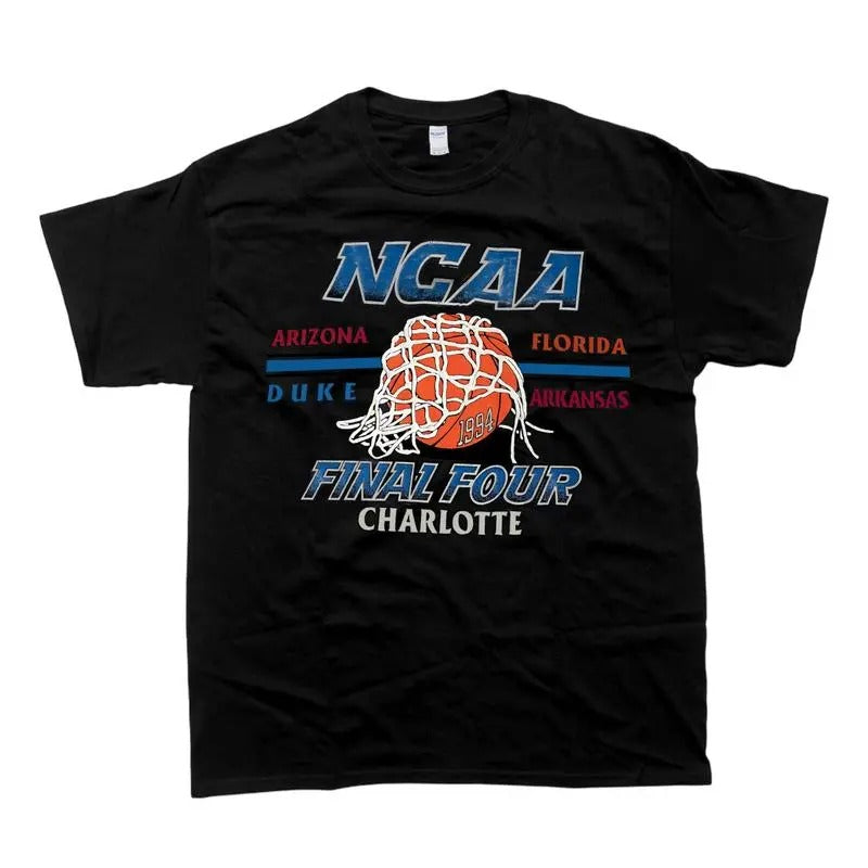 1994 NCAA Final Four Charlotte T-Shirt, Vintage College Basketball Tee, Retro Sports Fan Shirt, Classic Athletic Menswear, Graphic Tee