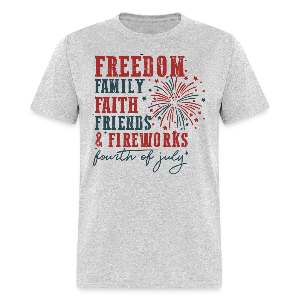 Freedom Family Faith Friends & Fireworks T Shirt Hoodie, Sweatshirt | WearSparks.com (Image 2)