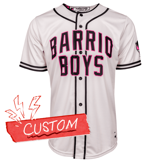 Barrio Boys Seamhead Baseball League Jersey (Home) *CUSTOM*