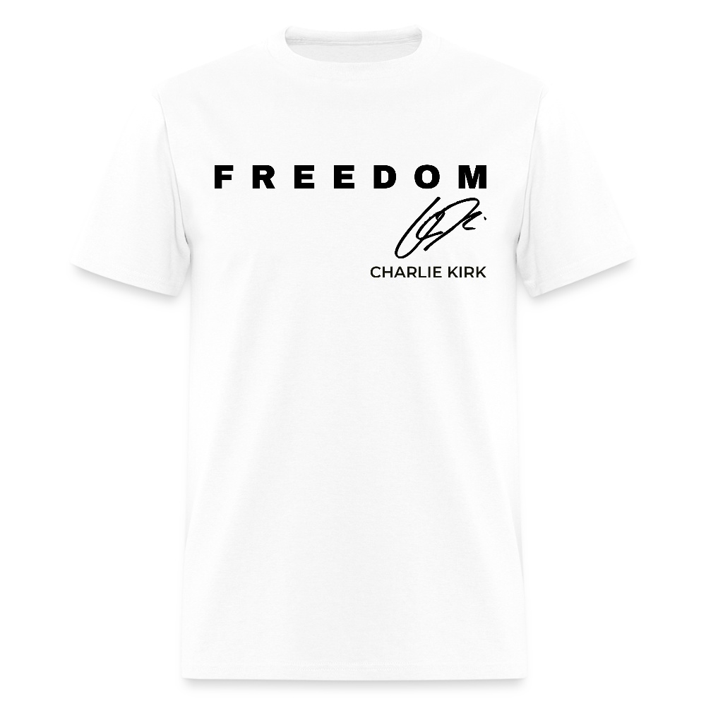 Charlie Kirk Freedom American Flag T Shirt Hoodie, Sweatshirt | WearSparks.com (Image 1)