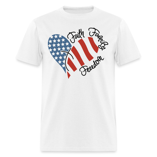 Faith Family Freedom American Flag T Shirt Hoodie, Sweatshirt | WearSparks.com (Image 1)