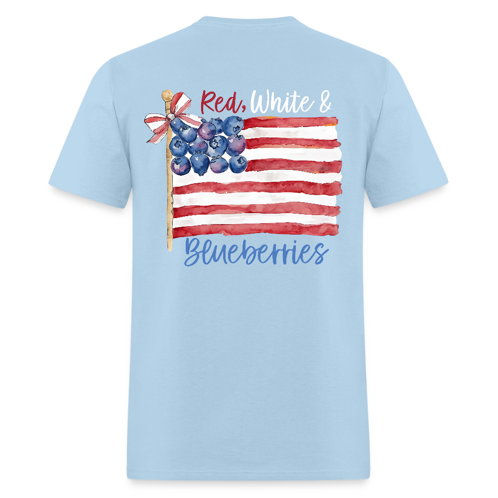 Freedom Red White & Blueberries Coquette Flag T Shirt Hoodie, Sweatshirt | WearSparks.com (Image 2)