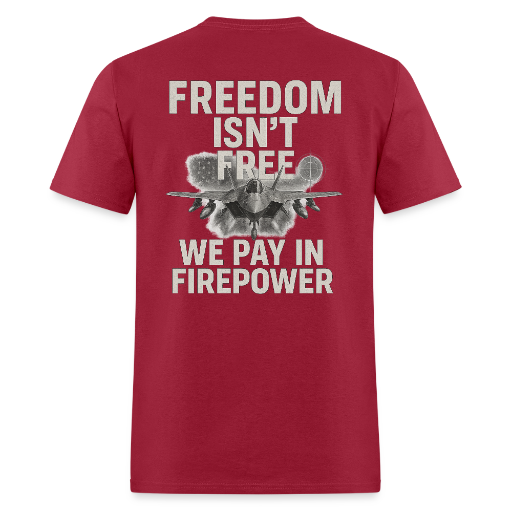 Freedom Isn’t Free – We Pay in Firepower T Shirt Hoodie, Sweatshirt | WearSparks.com (Image 3)
