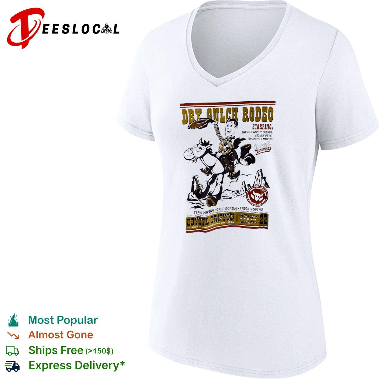 Vintage Dry Gulch Rodeo Woody’s Roundup Coyote Canyon shirt