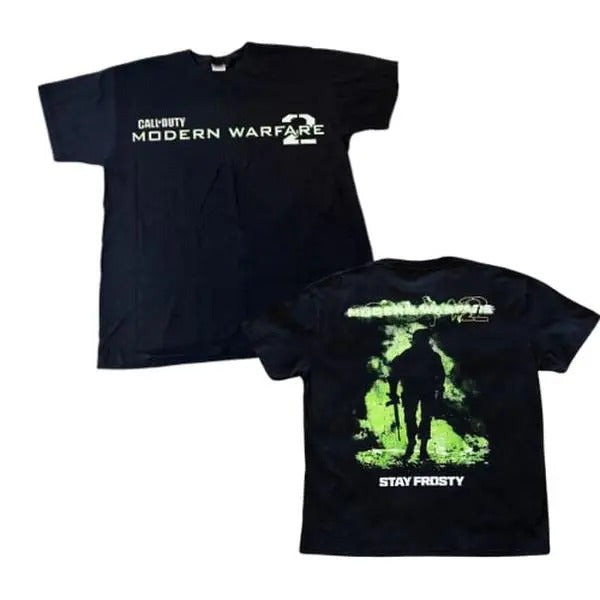 2 Sides Call of Duty Modern Warfare 2 Unisex Shirt Made Using 100% Us Cotton, Design & Printed In The USA Menswear T-Shirt