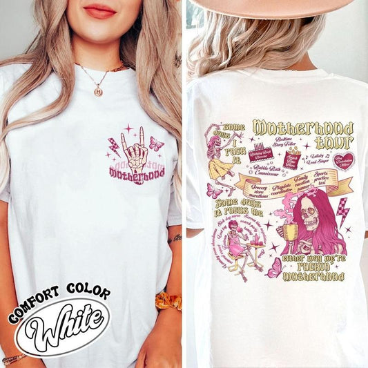2 Slide, Motherhood Rock Skeleton T-shirt, Motherhood Sometimes I Rock It Sometimes It Rocks Me Shirt, Motherhood Rock Shirt