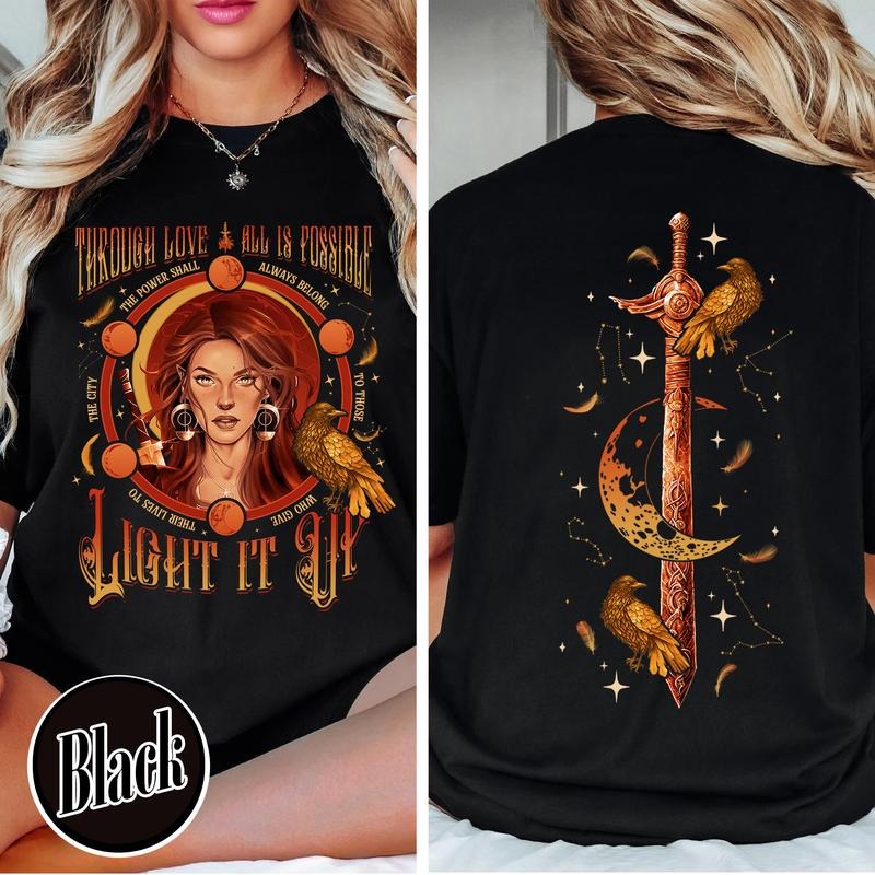 2 slides, Bryce Quinlan T-Shirt, Bryce Quinlan Crescent City Shirt, Gift for Book Lover, Book Lover Shirt, Crescent City Shirt Bryce Shirt