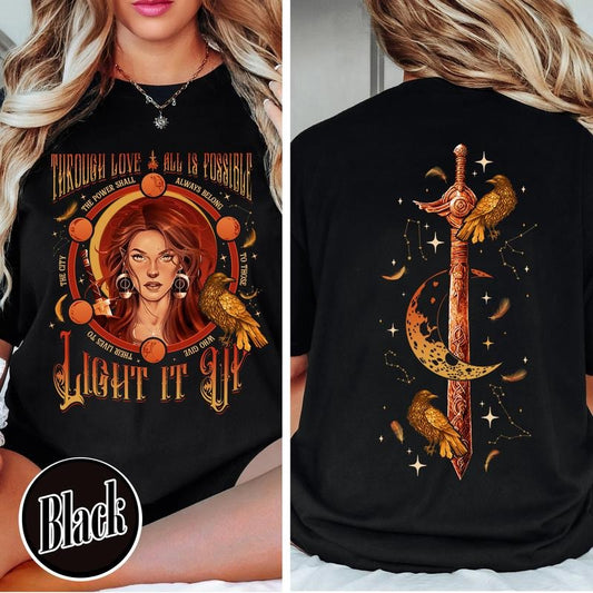 2 slides, Bryce Quinlan T-Shirt, Bryce Quinlan Crescent City Shirt, Gift for Book Lover, Book Lover Shirt, Crescent City Shirt Bryce Shirt