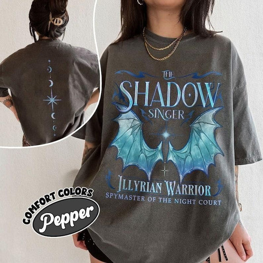 2 slides, Cassian T-Shirt | Lord Of Bloodshed Night Court Nesta Licensed SJM Merch ACOTAR Cassian Illyrian Mountains Velaris Gift For ACOTAR Fan Bookish, Gift For Reader