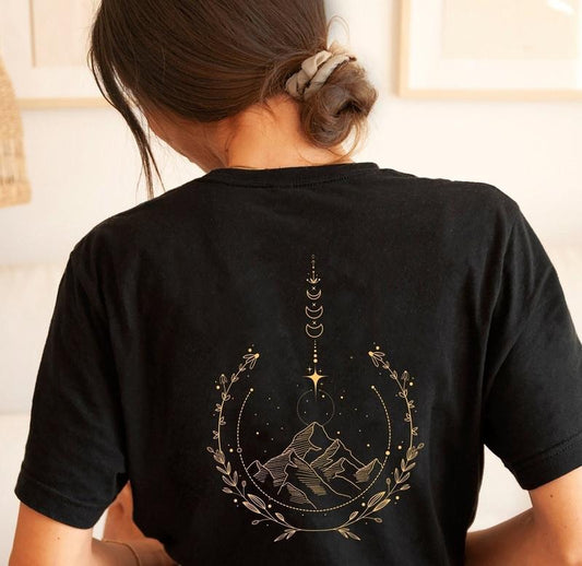 2 slides, SJM - two side Velaris t-shirt, Feyre's Tattoo ACOTAR, Bookish shirt, Bibliophile, SJM merch, A court of throns and roses