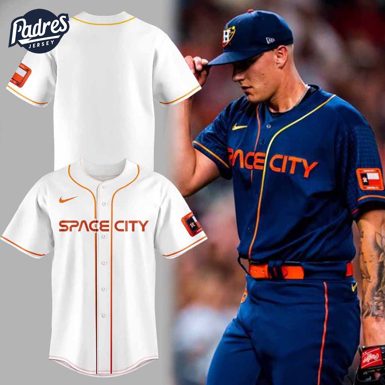 2024 Space City Houston Astros Baseball Jersey Style - Padres Jersey Oasis: Elevate Your Baseball Style Game