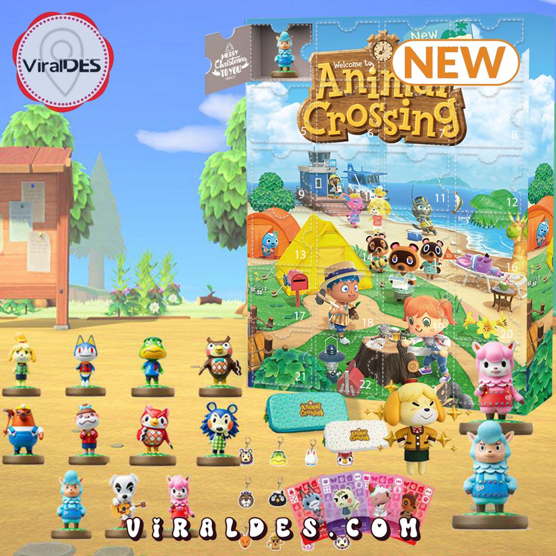 2025 Animal Crossing Advent Calendar – The One With 24 Little Doors