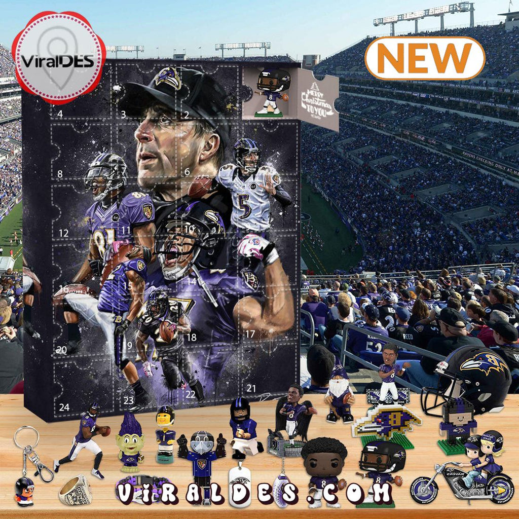 2025 Baltimore Ravens Advent Calendar – The One With 24 Little Doors
